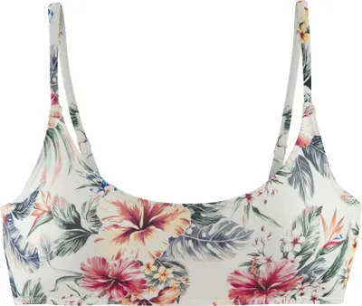Produktbild von LASCANA Bustier-Bikini-Top Salsa creme bedruckt Größe 34 Cup C/D