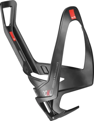 Produktbild von Elite 0174003 Trinkflaschenhalter Rocko Carbon, schwarz matt/rot, schwarz