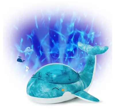 Image de Little Big Friends Veilleuse musicale Baleine Tranquille - Bleu - Rechargeable