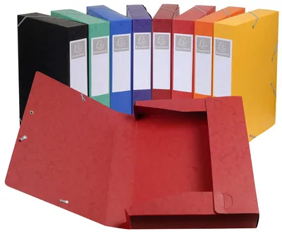Immagine prodotto di Exacompta, contenitore per archiviazione Exabox, 40 mm, etichetta DIN A4, verde