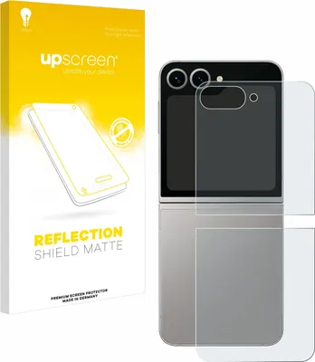 Produktbild von upscreen Schutzfolie für Samsung Galaxy Z Flip 6 (Rückseite) Displayschutz Displayschutzfolie Folie Matt Entspiegelungsfolie