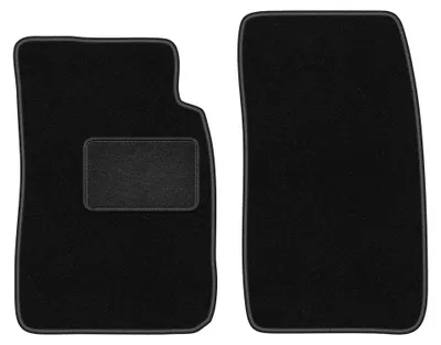 Productafbeelding van Velours voormatten voor Daihatsu Feroza F300 / F310 1989-1998 – 2-delig, zwart, op maat – Wielganizator LUX