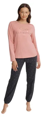 Obrázok produktu pre Dámske pyžamo 40936 Glam Růžová 2XL