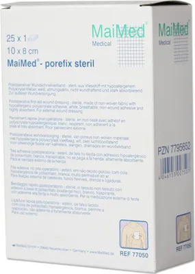 Produktbild von MaiMed porefix Wundschnellverband 25 x 1 Stück 10 x 8 cm