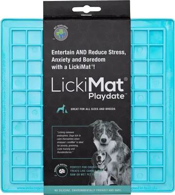 Image de LickiMat Tapis à lécher Playdate Turquoise
