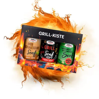 Produktbild von Geschenkbox Grillkiste - 3er Set