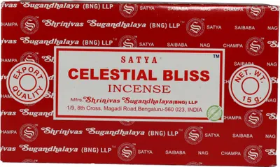 Produktbild von Satya Räucherstäbchen Celestial Bliss 12x15g indische Duftmischung