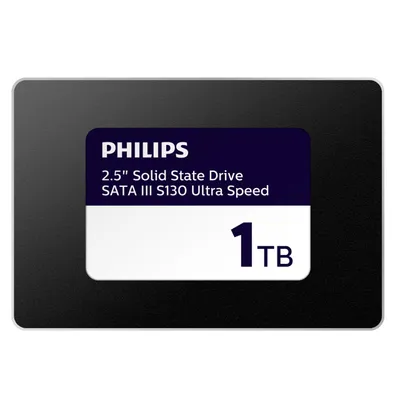Produktbild von Philips SSD 1 TB intern 2,5 Zoll SATA III S130 Leserate bis 550 MB/s