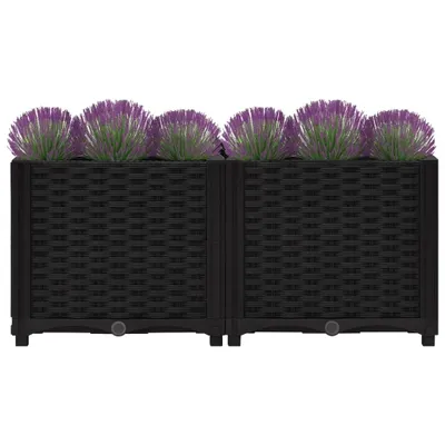 Produktbild von "2026 Aktion"Hochbeet - CLORIS - Pflanzkasten - 80 x 40 x 38 cm Polypropylen - DEMöbel9753884