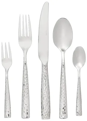 Produktbild von Besteckset 30-teilig aus Edelstahl, glatte Oberfläche, langlebig und pflegeleicht