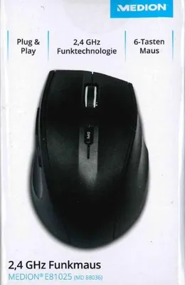 Produktbild von MEDION Funkmaus kabellos E81025 MD 88036 2,4GHz