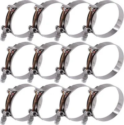Produktbild von Famanu Schlauchschellen T-Bolzenverstellbar 76-84 mm - Set mit 12 Stück