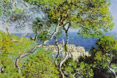 Obrázek produktu pro Claude Monet art print malba - Bordighera, 1884 (80 x 120 cm)