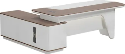 Produktbild von Eckschreibtisch Büro Möbel Chef Tisch Holz robust 260x200