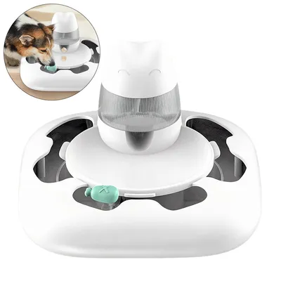 Produktbild von Futtermagnet Spielzeug Katze, Intelligenzspielzeug Hund, Automatischer Futterautomat für Haustiere, intelligenter Rollenförderer, 240*240*150mm