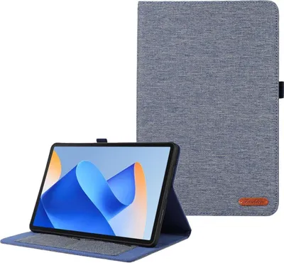 Produktbild von König Design Hülle kompatibel mit Kunstleder Handyhülle - Handy Case Blau