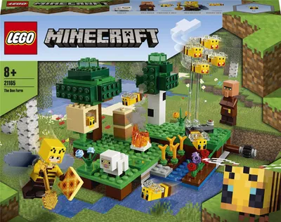 Image de LEGO 21165 Minecraft La ferme des abeilles, set de construction avec apicultrice et figurine de mouton