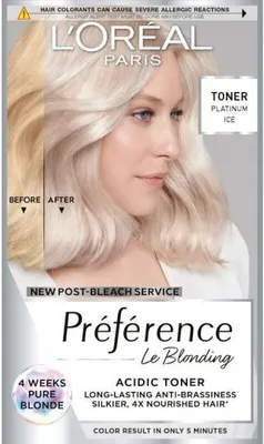 Produktbild von Préférence Haartoner Platinum Ice 01, Silber- und Platin-Toner, 4 Wochen Haltbarkeit