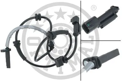 Produktbild von OPTIMAL ABS Sensor Raddrehzahl Vorne für TESLA Model S (5YJS) 06-S723