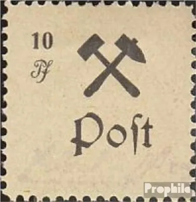 Produktbild von Briefmarken Großräschen 1945 Mi 18A II mit Falz Schlägel und Eisen