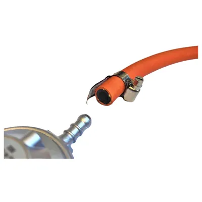 Obrázek produktu pro Plynová hadice Zatechs na propan butan 10 m 20 bar Ø9 mm DN 5 Typ 21 - svorka LKS s rychlospojkou (objímkou) Plynová hadice RQS pro plynové grily