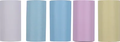 Zdjęcie produktu dla 5-częściowy zestaw kolorowych rolek papieru termicznego 57 x 30 mm / 2,17 x 1,18 cala Drukowanie zdjęć na paragonach Kompatybilny z drukarką kieszonkową Peripage / Paperang Natychmiastowa drukarka fotograficzna