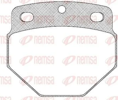 Produktbild von REMSA Bremsbeläge Satz Vorne Bremsklötze JCA 327.00