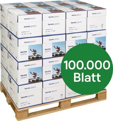 Produktbild von inapa-tecno tecno Speed, A4 (210x297 mm), 500 Blätter, 80 g/m², Weiß
