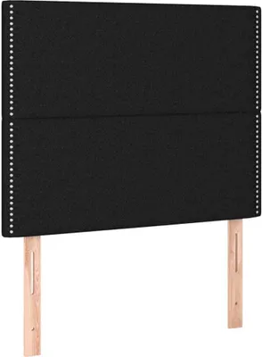 Produktbild von Kopfteil Schwarz 90x5x118/128 cm Stoff