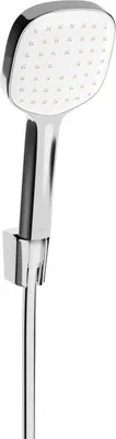 Produktbild von Mexen R-33 Kopfbrausegarnitur mit Regenbrause und Thermostatmischer, Chrom/Weiß - 785335052-02