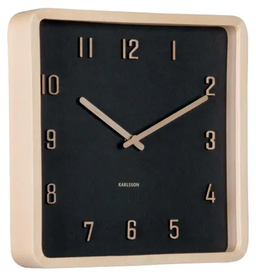 Produktbild von WANDUHR Nervadura - Schwarz - 5,3/26/26 cm