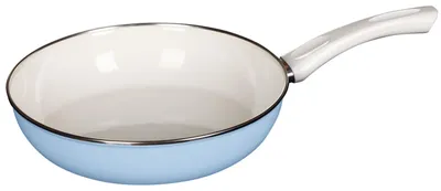 Produktbild von RIESS 0057-032 RIESS Emaille Ceramicglas Pfanne Nouvelle 28 cm, Blue / Bratpfanne
