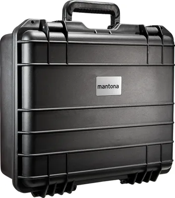 Produktbild von Mantona Outdoor Schutzkoffer M+, wasserdichter Fotokoffer 18 l , Kamerakoffer staubdicht & stoßfest, Transportkoffer mit Schaumstoffeinlagen, ideal für Kameras, Objektive & Zubehör