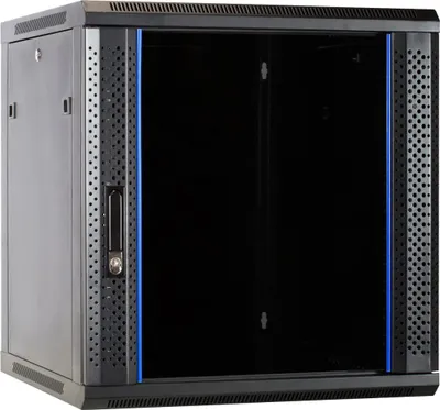 Produktbild von DSIT 12 HE Serverschrank, Wandgehäuse mit Glastür (BxTxH) 600 x 600 x 635mm (DS6612)