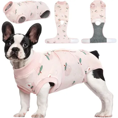 Produktbild von Hundebody Nach Op & Kastration, Erholungshemd, Leckschutz, Größe S, Hellrosa Pfirsich