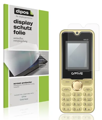 Produktbild von 4x Schutzfolie für GFive Gold New matt Displayschutzfolie Folie Display Schutz dipos