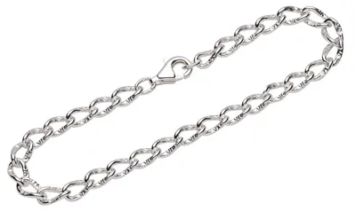 Produktbild von NKlaus Damenarmband 925er Silber, Designer-Langpanzerkette, 19cm