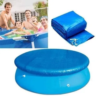 Produktbild von Schutzhülle mit 183 cm Durchmesser, mit Seilbefestigungen, staubdicht, winddicht, für runde Aufstellpools