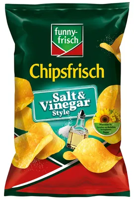 Image de funny frais Chipsfrisch Salt and Vinegar goût britannique 150g