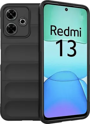 Produktbild von Techsuit Magic Shield Back Cover Hülle für Xiaomi Redmi 13 - Schwarz