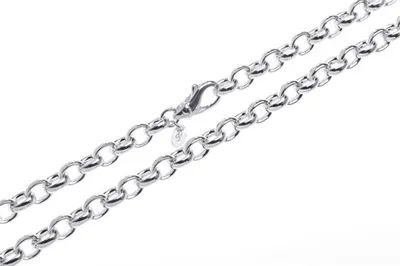 Produktbild von SILBERKETTEN STORE Erbskette 7mm - 925 Silber, Länge wählbar von 40-100cm - 60cm