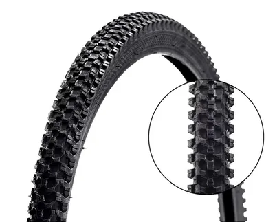 Image de Pneu vélo 24 pouces 24x1,95 | Manteau vélo MTB Trekking | Pneu de rechange pour VTT et vélo de ville | Performance fiable, montage facile | Matériel robuste contre les crevaisons