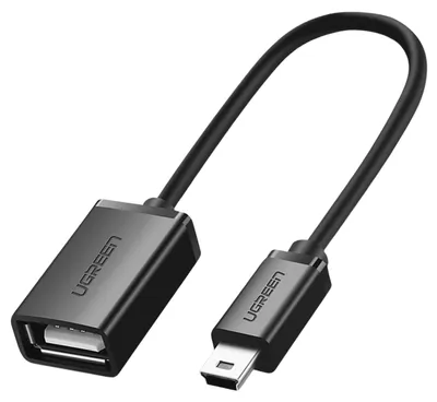 Obrázok produktu pre Ugreen 10383, 0,1 m, Mini-USB B, USB A, Čierna