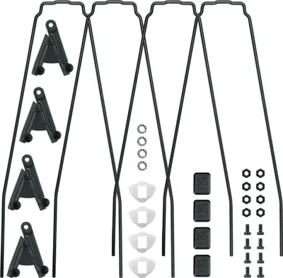 Produktbild von SKS Bluemels Style 65 Ersatzstreben Set  4 schwarze Unterlaufstreben (325 mm...