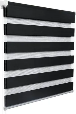 Produktbild von WOLTU Doppelrollo, Duo Rollo Klemmfix ohne Bohren, Seitenzugrollo Easyfix, lichtdurchlässig und verdunkelnd, Anthrazit, 70x150cm