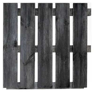 Produktbild von Terrassenfliese Kiefer grau imprägniert Holzfliese Balkonfliese | 50x50x3,2 cm | 4 Stück