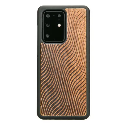 Produktbild von Holzhülle für Galaxy S20 Ultra, Bewood Merbauwellen