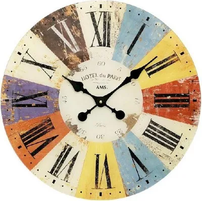 Produktbild von AMS Quarz-Wanduhr, Quarzwerk, D50x3cm, 9467