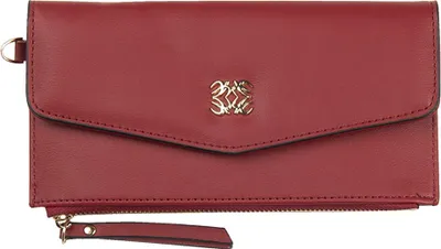 Produktbild von Clayre & Eef Brieftasche 20x10 cm Rot Kunstleder