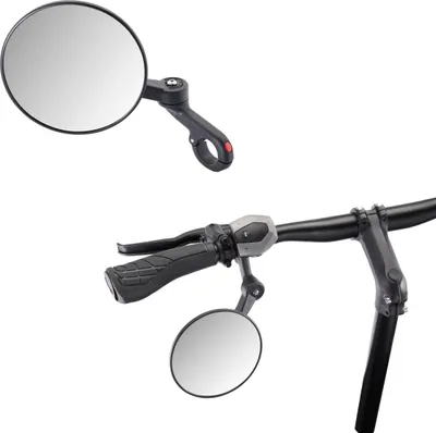 Produktbild von Krampe Spiegel KF1 Typ C Ø103mm - Klappbarer Außenspiegel mit E-Prüfzeichen -...
